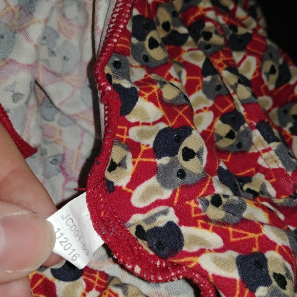 French bulldog frenchie red LULAROE tc legging - Picture 3 of 8